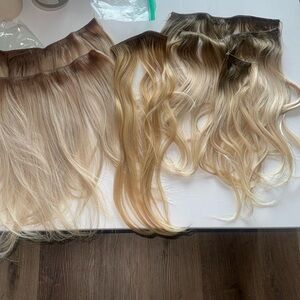 Bellami Ash used 24” hair extensions volume weft